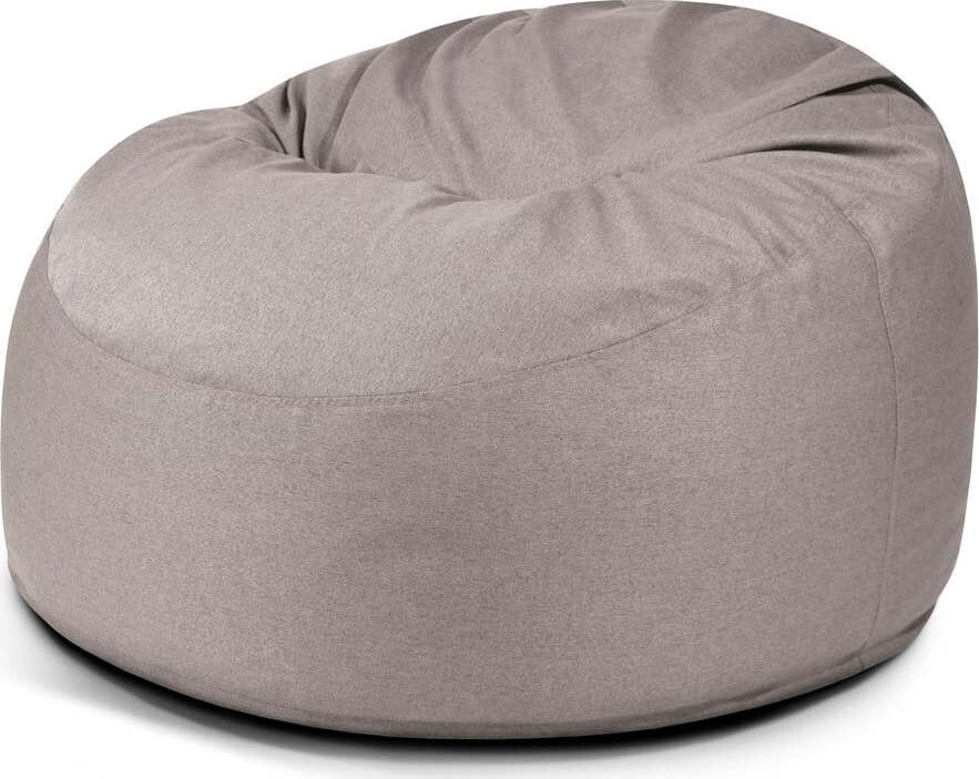 Šedobéžový sedací vak Om 110 – SLOWDOWN