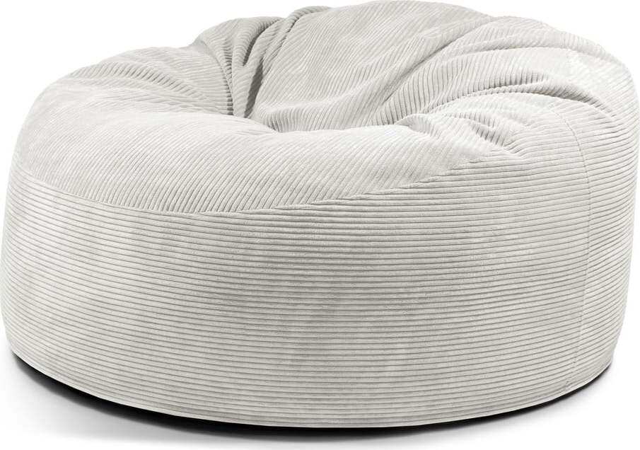 Krémový manšestrový sedací vak Om 135 – SLOWDOWN