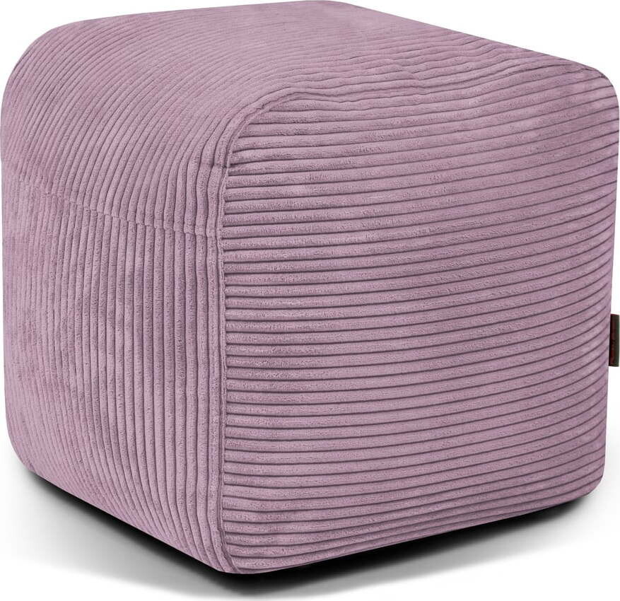 Fialový manšestrový sedací vak Plus 50 Lounge – SLOWDOWN