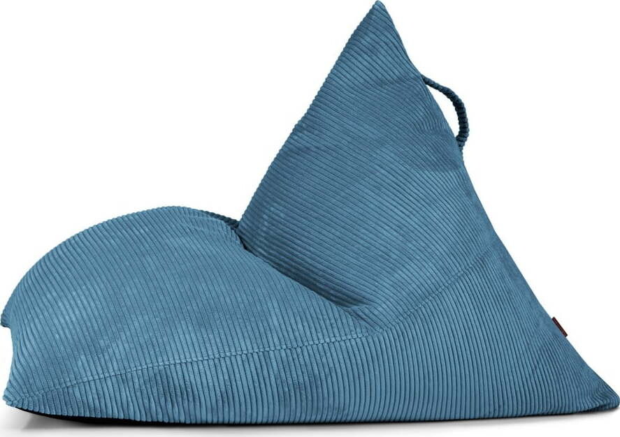 Modrý manšestrový sedací vak Razz – SLOWDOWN