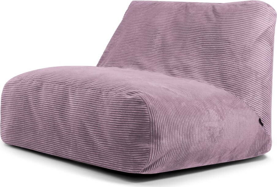 Fialový manšestrový sedací vak Sofa Tube – SLOWDOWN