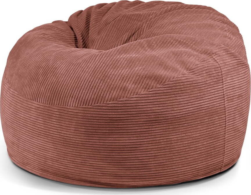 Manšestrový sedací vak v cihlové barvě Om 110 – SLOWDOWN