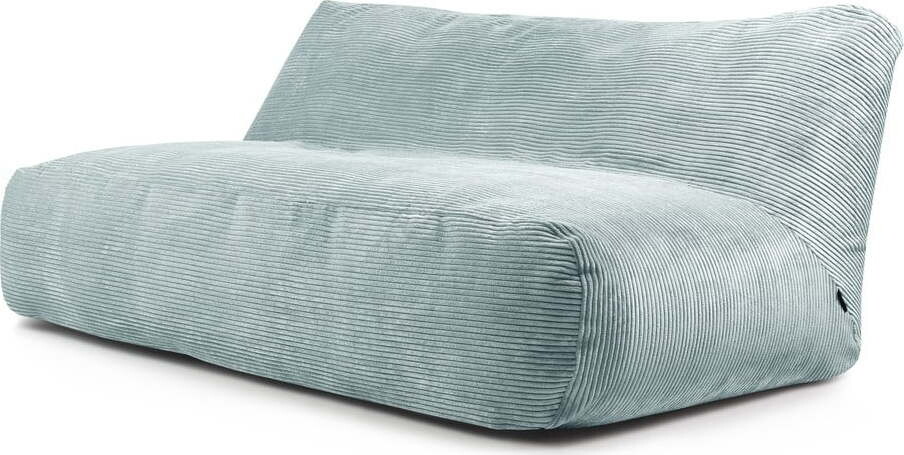 Manšestrový sedací vak v mentolové barvě Sofa Tube 190 – SLOWDOWN