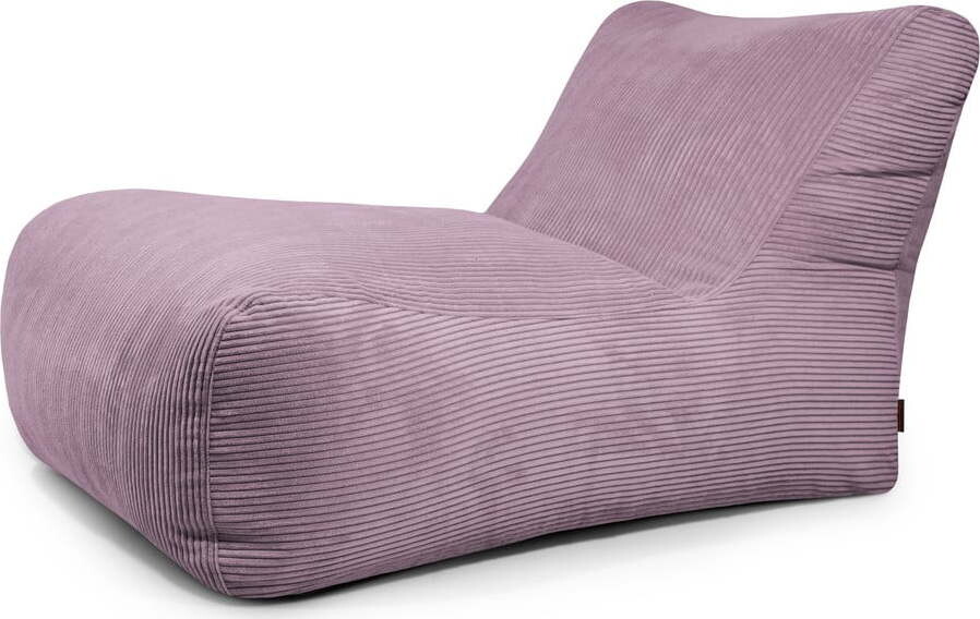 Fialový manšestrový sedací vak Lounge 100 – SLOWDOWN