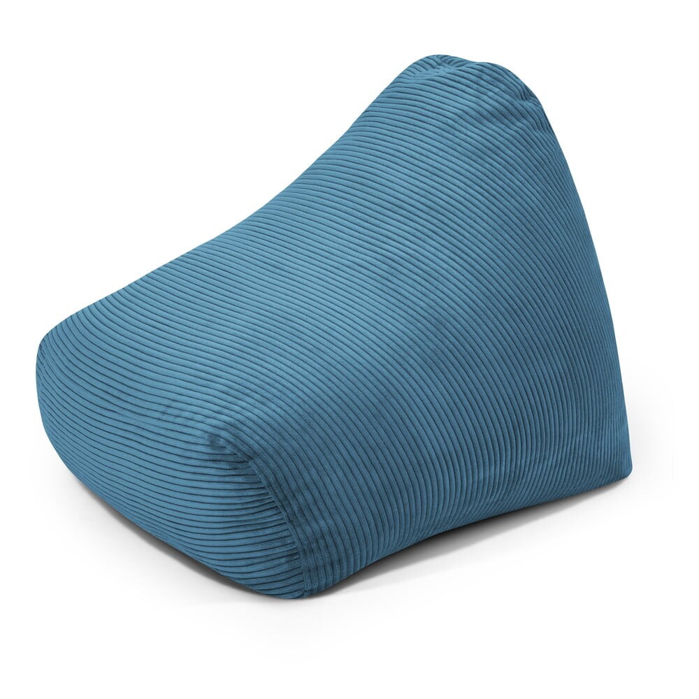 Modrý manšestrový dětský sedací vak Snug 80 – SLOWDOWN