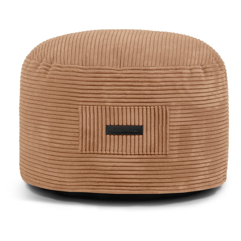 Hnědý manšestrový taburet Om 60 – SLOWDOWN