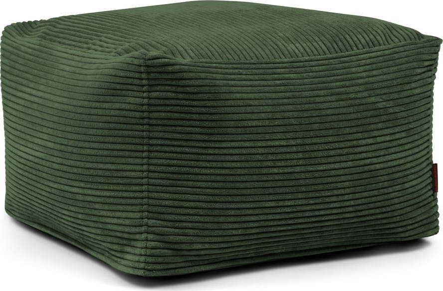 Zelený manšestrový sedací vak Softbox MooG – SLOWDOWN