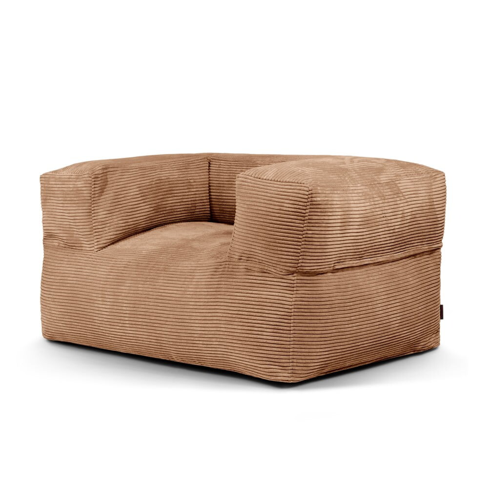 Hnědý manšestrový sedací vak MooG – SLOWDOWN