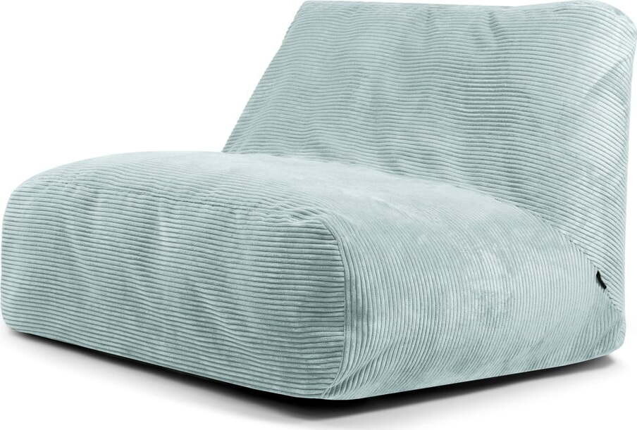 Manšestrový sedací vak v mentolové barvě Sofa Tube – SLOWDOWN