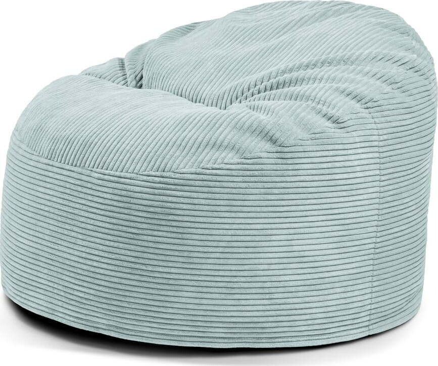 Manšestrový dětský sedací vak v mentolové barvě Om 85 – SLOWDOWN