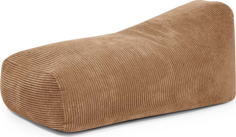 Hnědý manšestrový sedací vak Snug 130 – SLOWDOWN