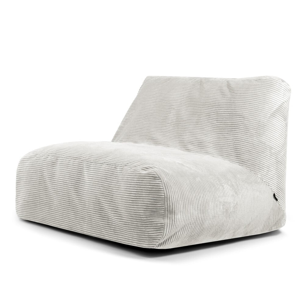 Krémový manšestrový sedací vak Sofa Tube – SLOWDOWN