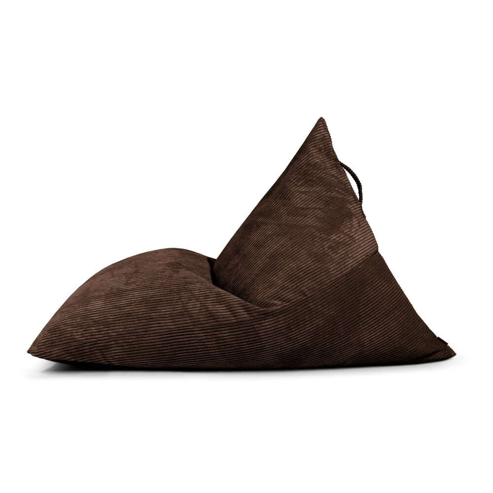 Tmavě hnědý manšestrový sedací vak Razzmatazz – SLOWDOWN