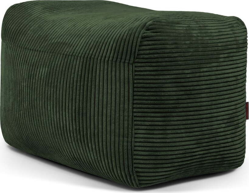 Zelený manšestrový sedací vak Plus 70 Lounge – SLOWDOWN