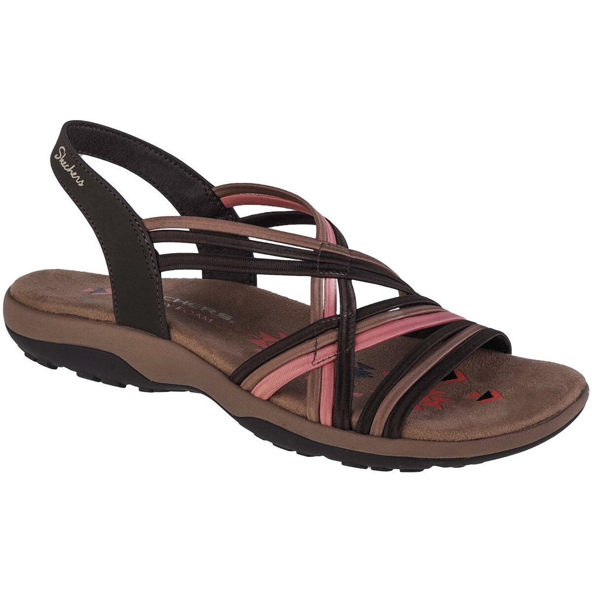 Skechers  Reggae Slim Simply Stretch Sandals  Hnědá