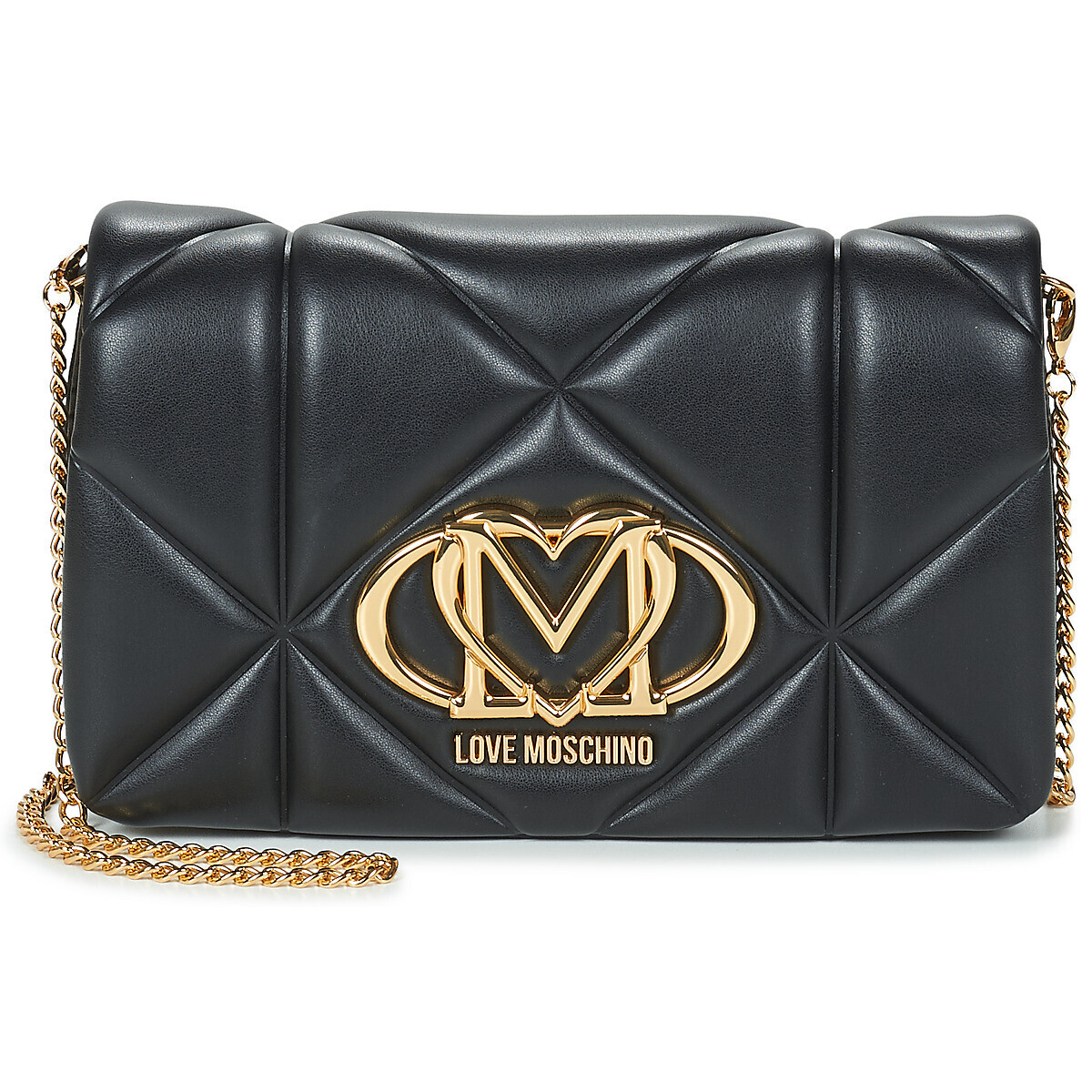 Love Moschino  EMBOSSED QUILTED JC4043  Černá