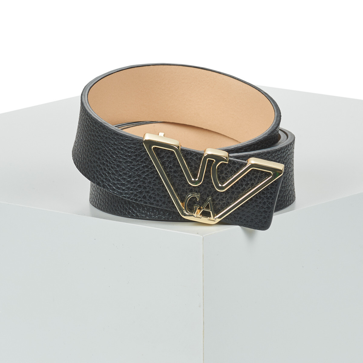 Emporio Armani  TONGUE BELT Y3I048  Černá
