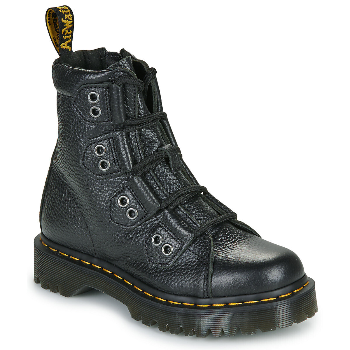 Dr. Martens  1460 Lace To Toe Boot Black Milled Nappa  Černá