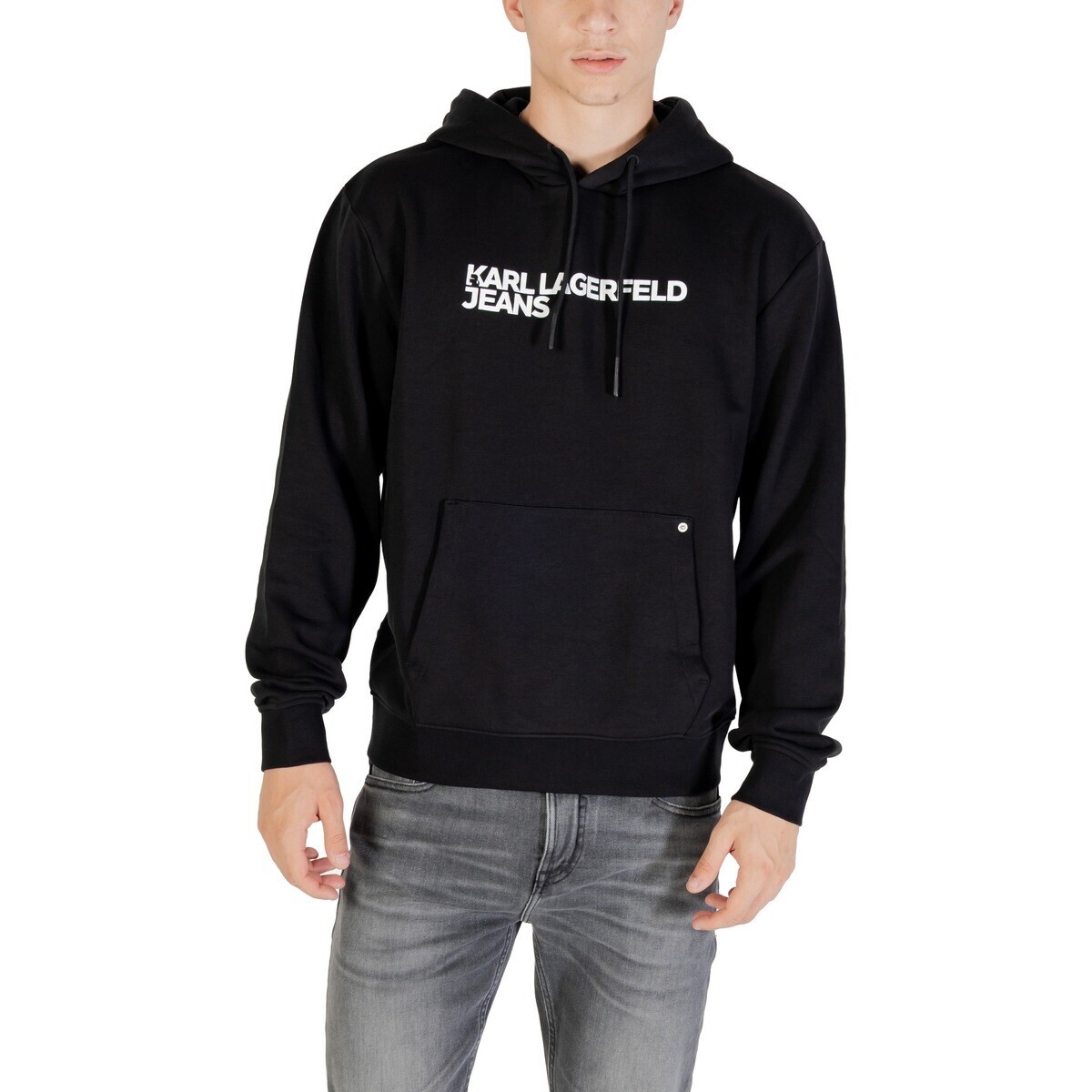 Karl Lagerfeld  KLJ REG LOGO HOODIE A2M20049  Černá
