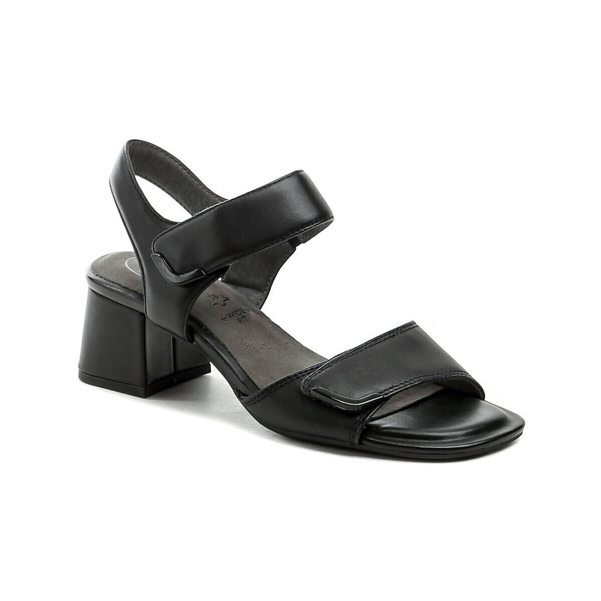 Tamaris  Comfort 8-88317-44 černé dámské sandály na podpatku  Černá