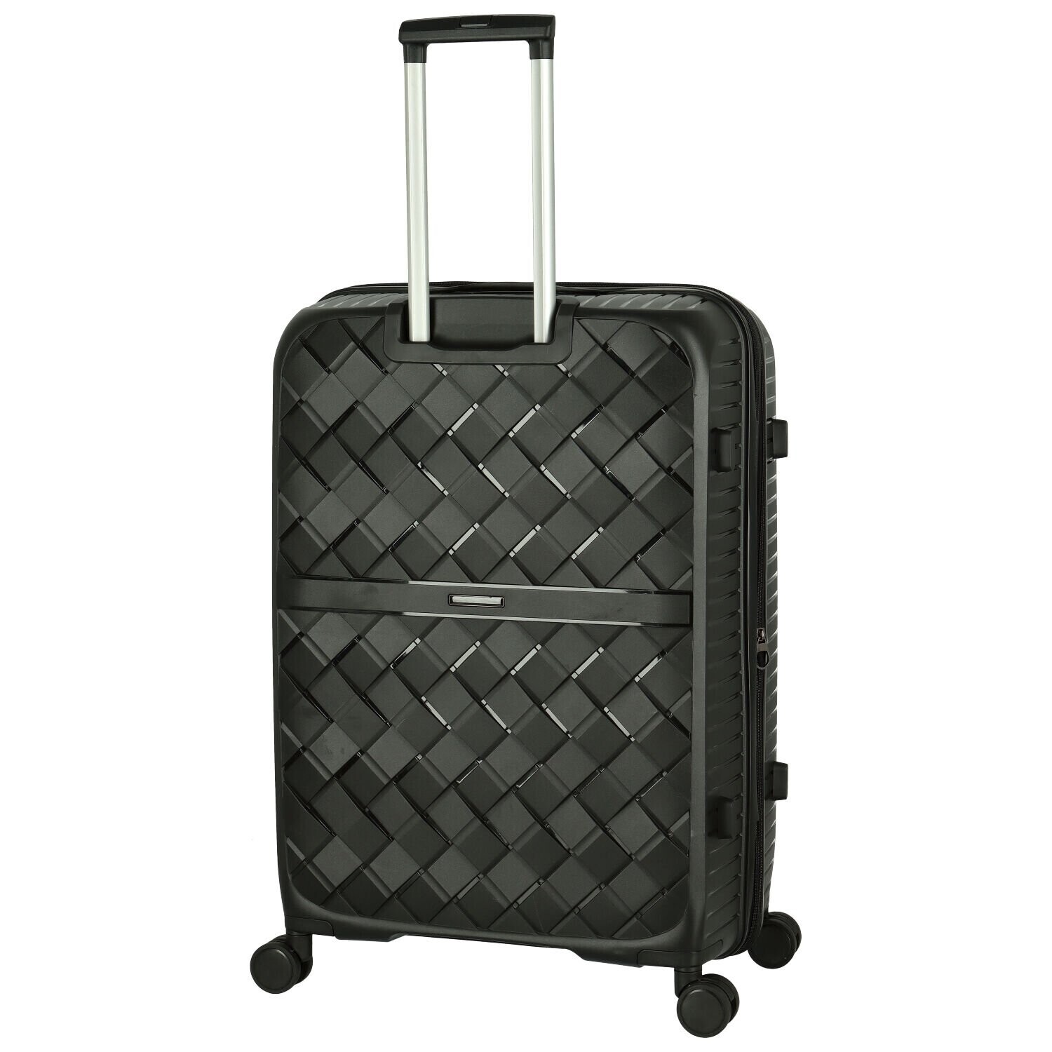 Cestovní plastový kufr Ormi Galileo velikost M, černý