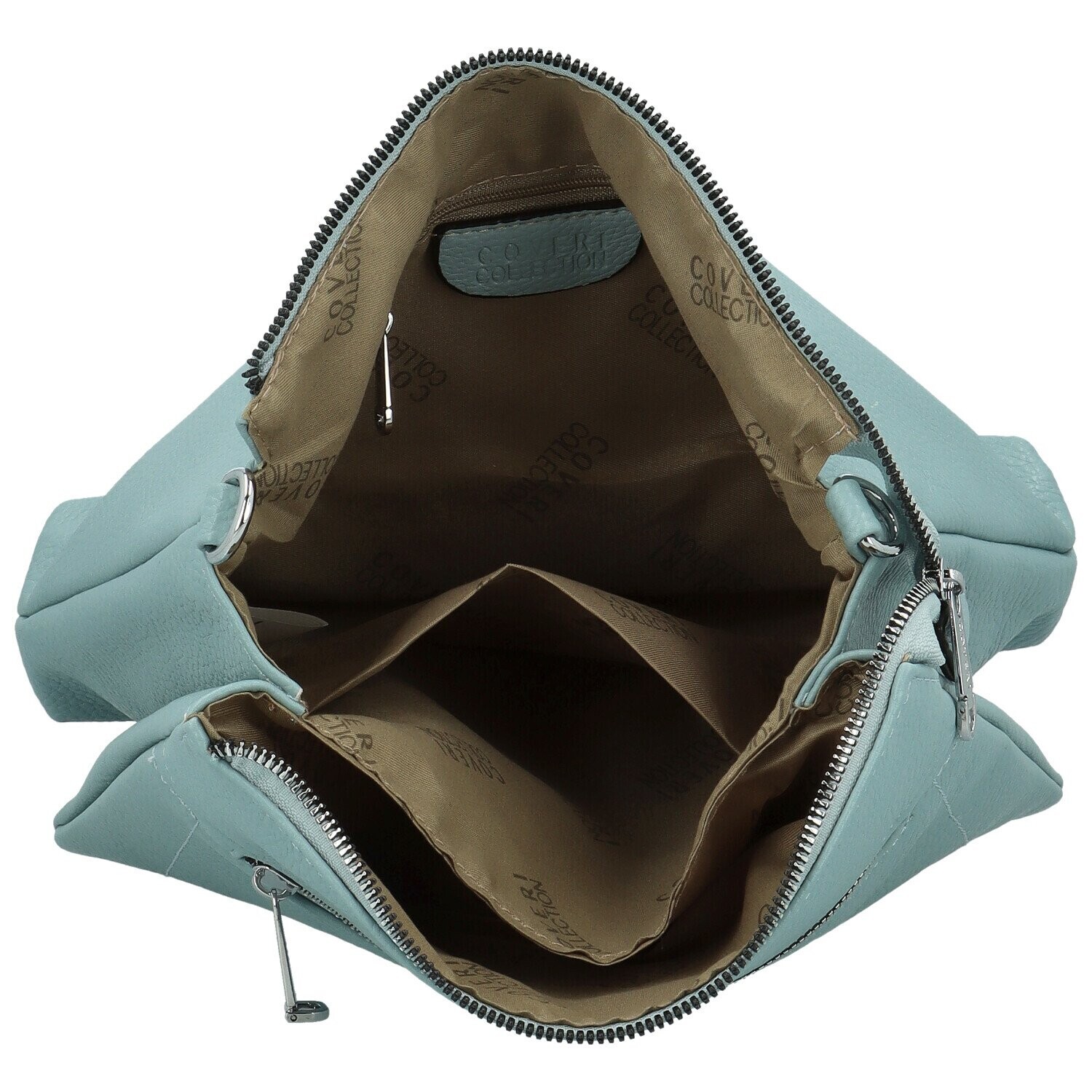 Stylová dámská koženková crossbody kabelka Verrona new, džínově modrá