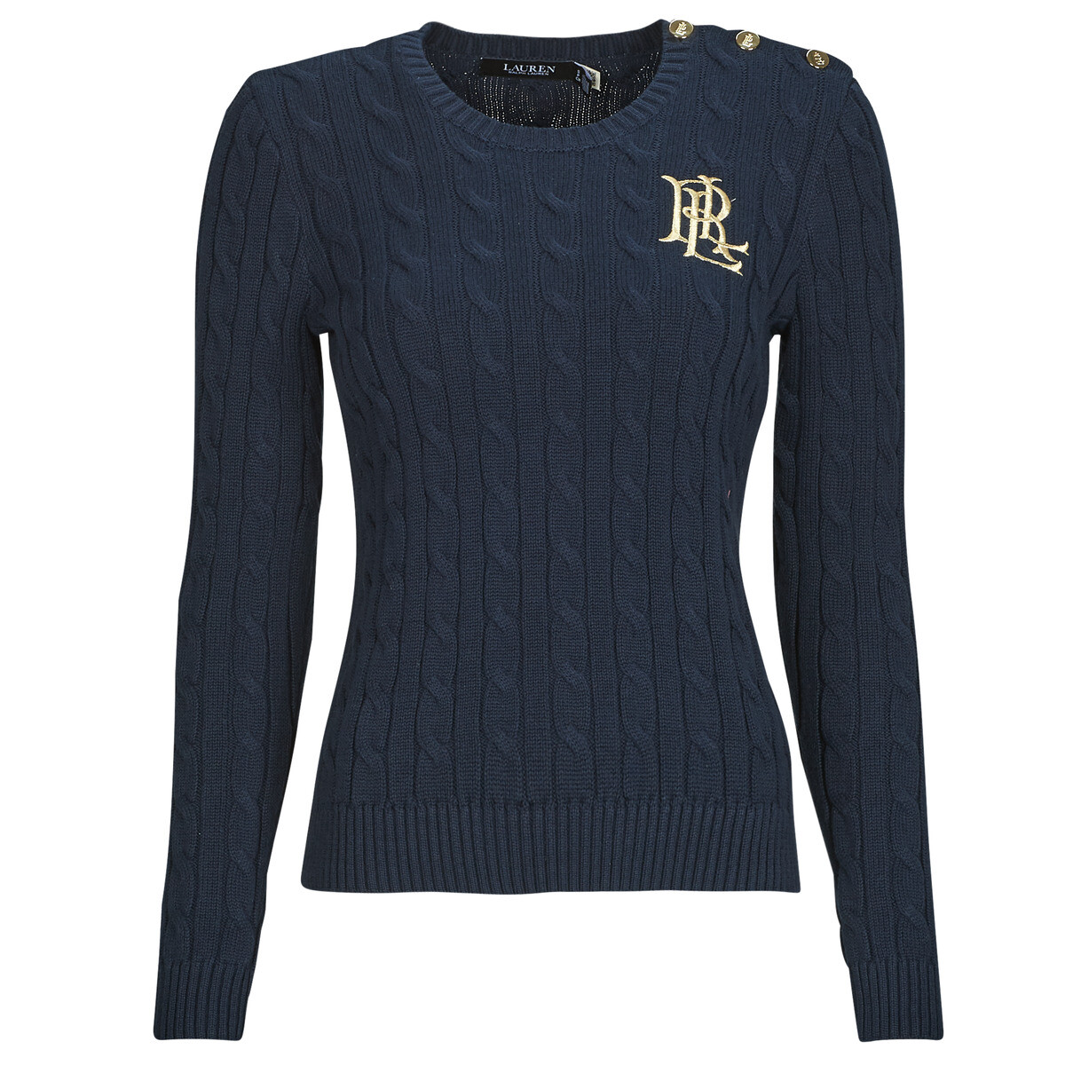 Lauren Ralph Lauren  MONTIVA-LONG SLEEVE-PULLOVER  Tmavě modrá