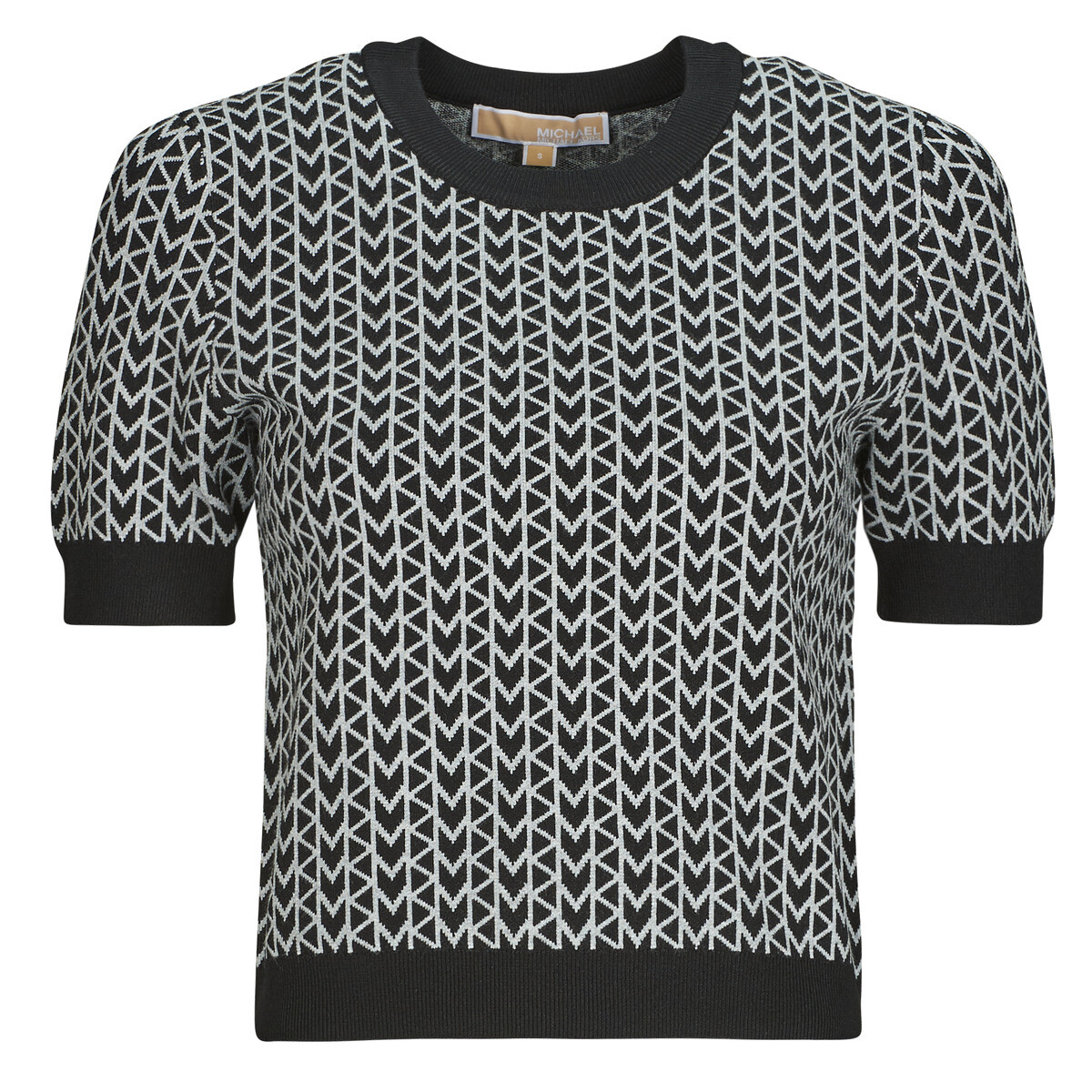 MICHAEL Michael Kors  MK JACQUARD SS CREW  ruznobarevne