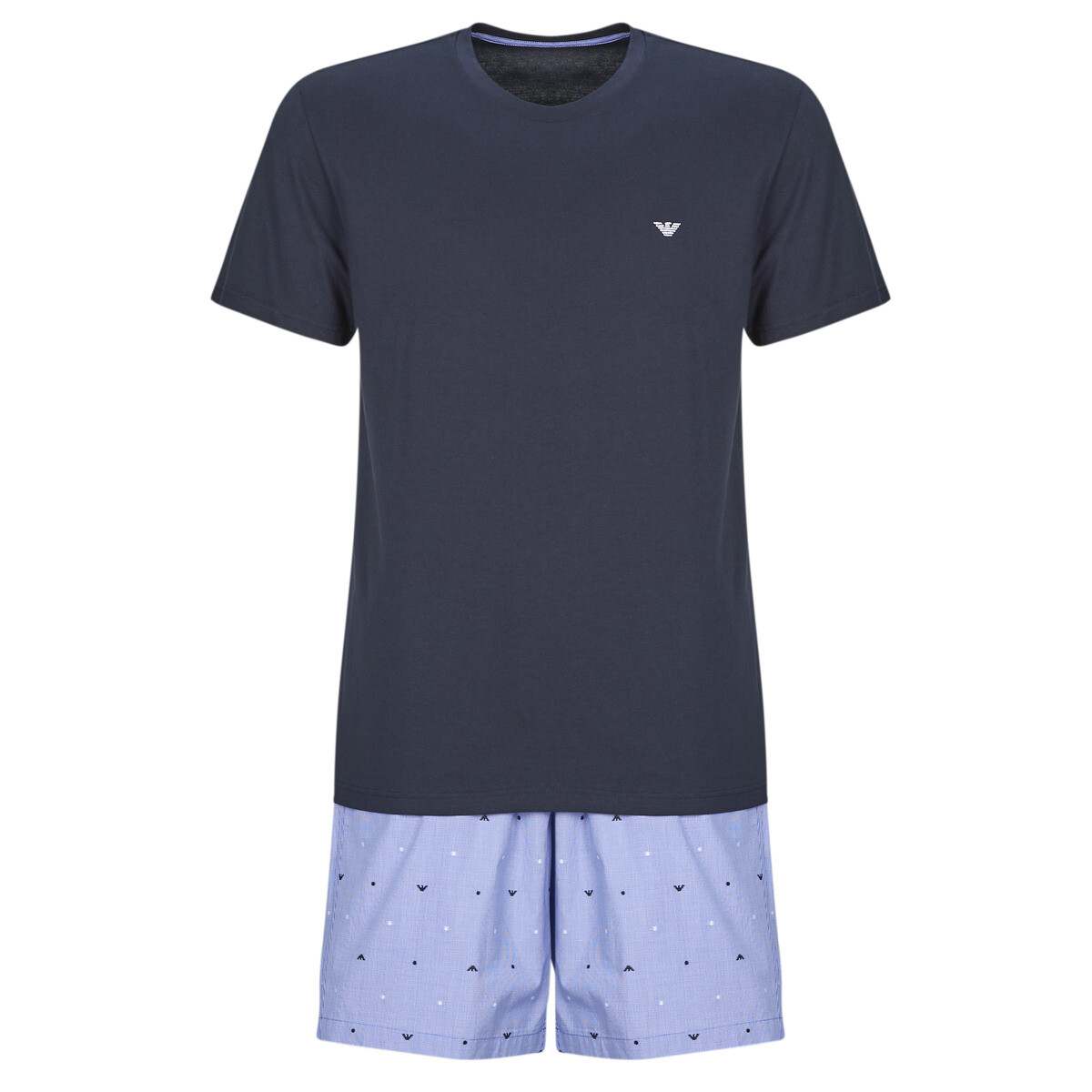 Emporio Armani  SHORT PYJAMA SET AF18543  Modrá
