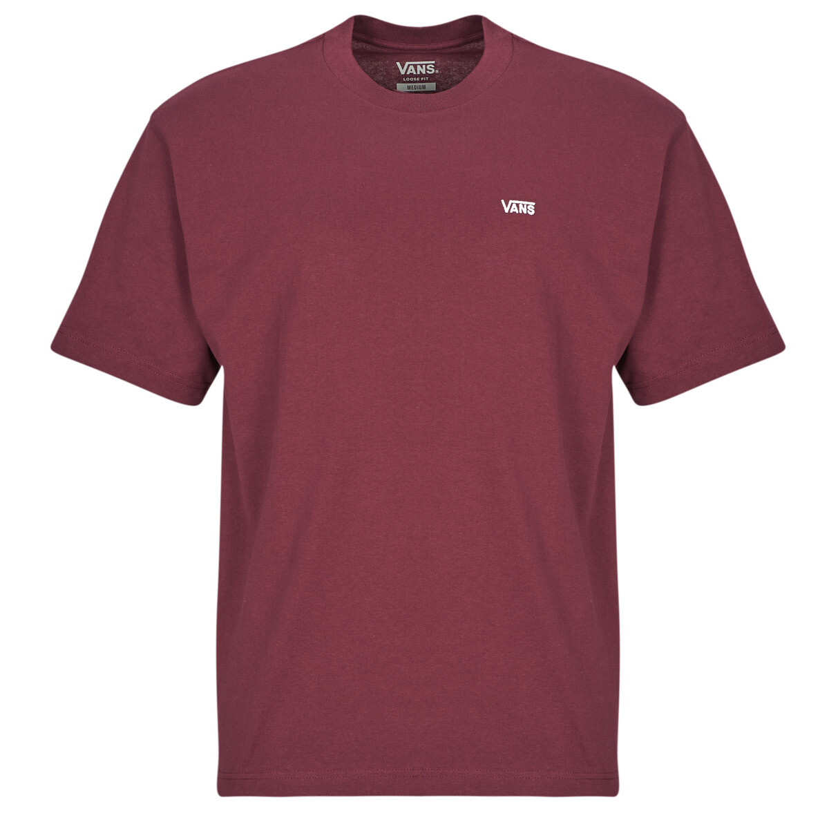 Vans  LEFT CHEST II LOOSE SS  Bordó