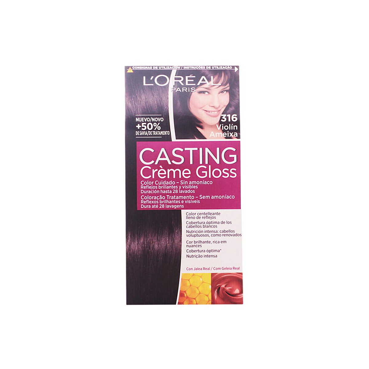 L'oréal  Permanent Hair Color Casting Creme Gloss - 316 Prune Ex