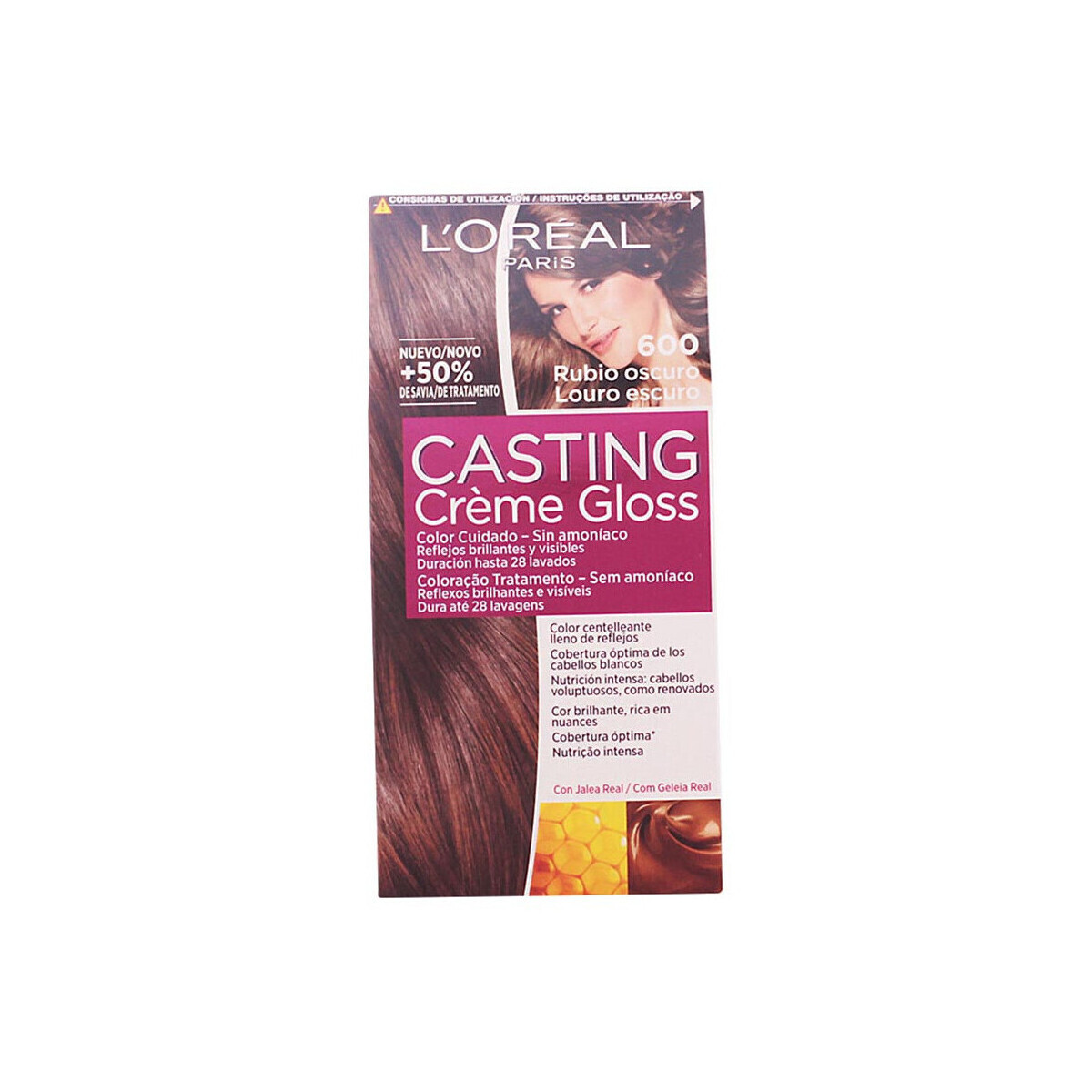 L'oréal  Permanent Hair Color Casting Creme Gloss - 600 Blond Fo
