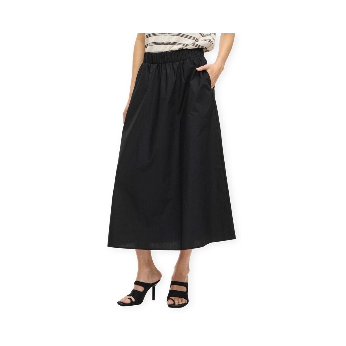 Vila  Noos Sophie Skirt - Black Beauty  Černá