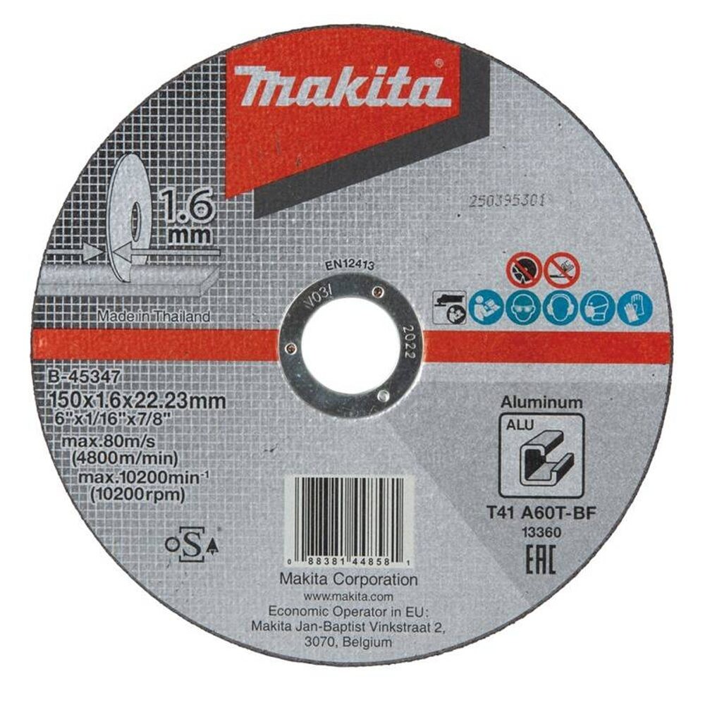 Řezný kotouč na hliník Makita 150 x 1,6 mm B-45347