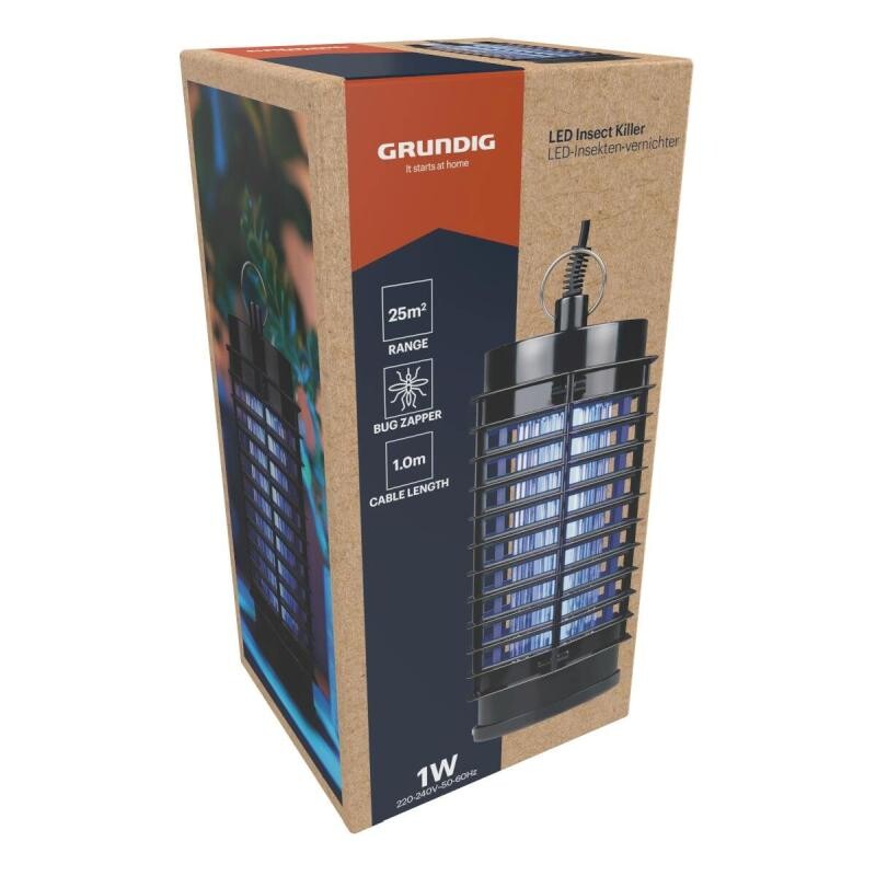 GRUNDIG Elektrický lapač hmyzu LED venkovní ED-234204