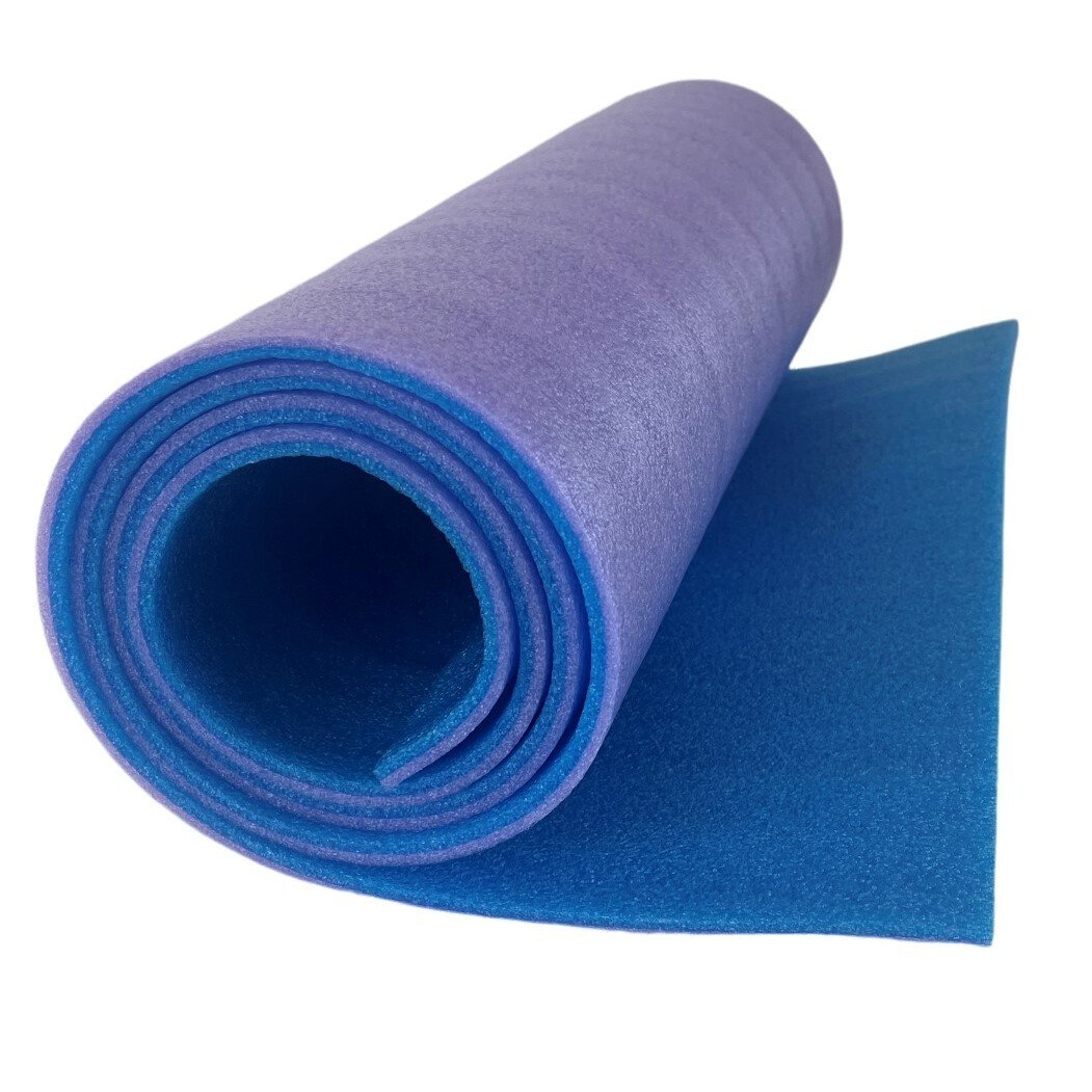 Karimatka dvouvrstvá Acra IFO 8 mm - modrá-fialová