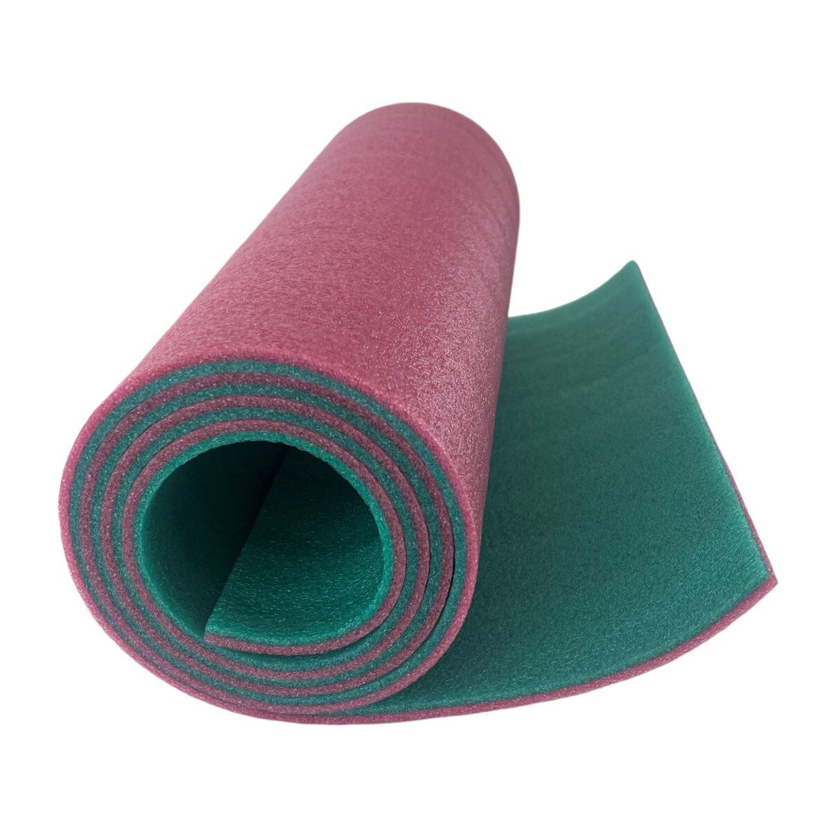 Karimatka dvouvrstvá Acra IFO 8 mm - růžová-zelená