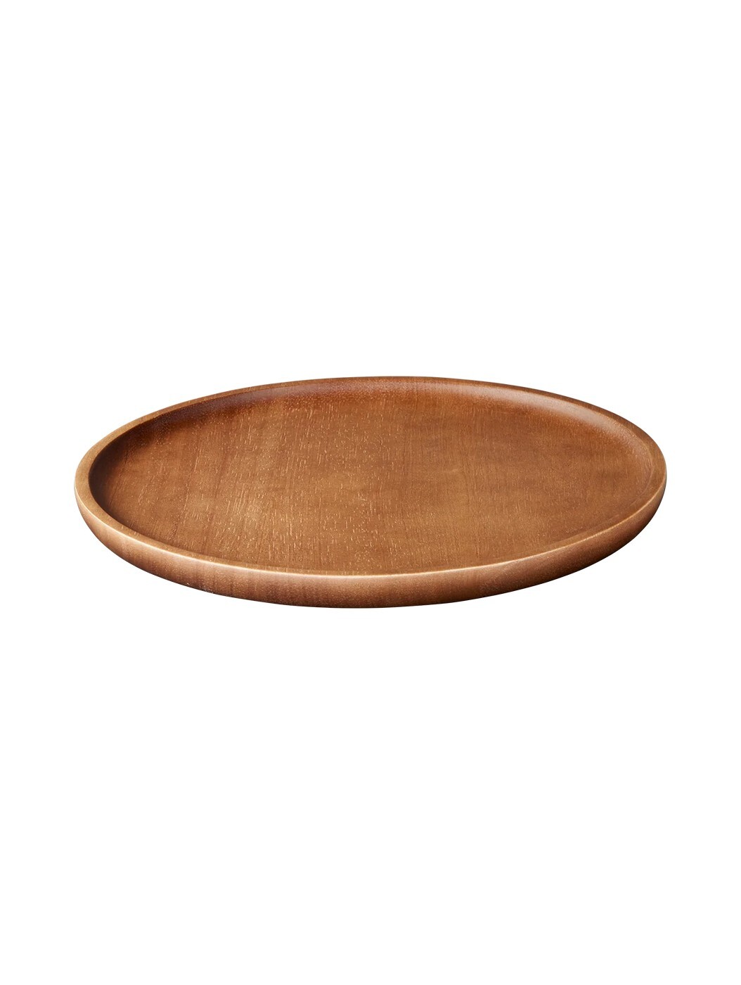 Dřevěný talíř průměr 25 cm WOOD DARK ASA Selection - hnědý