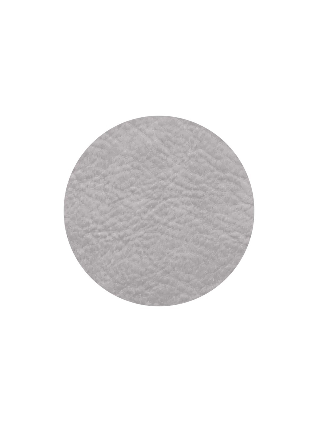 Podtácky imitace kůže 4 ks průměr 10 cm VEGAN LEATHER ASA Selection - světle šedé