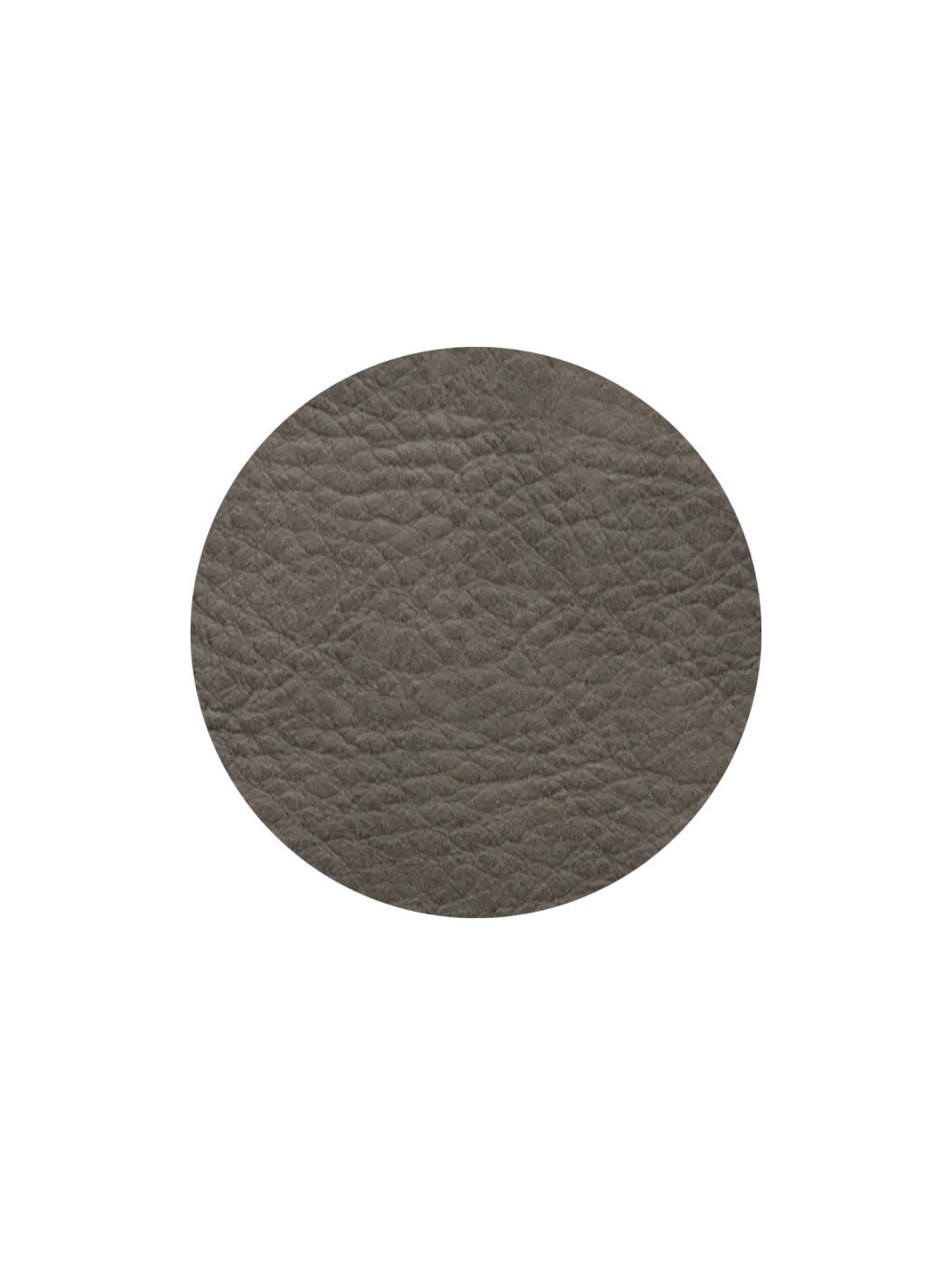 Podtácky imitace kůže 4 ks průměr 10 cm VEGAN LEATHER ASA Selection - šedohnědé