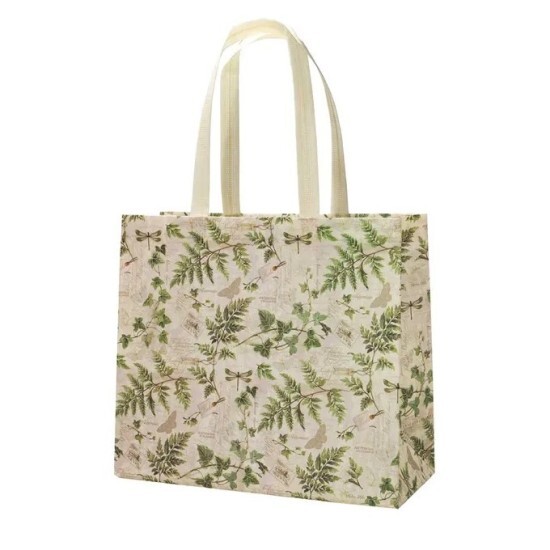 Argus Nákupní taška z netkané textilie - 35 x 31 cm - zeleno-krémová