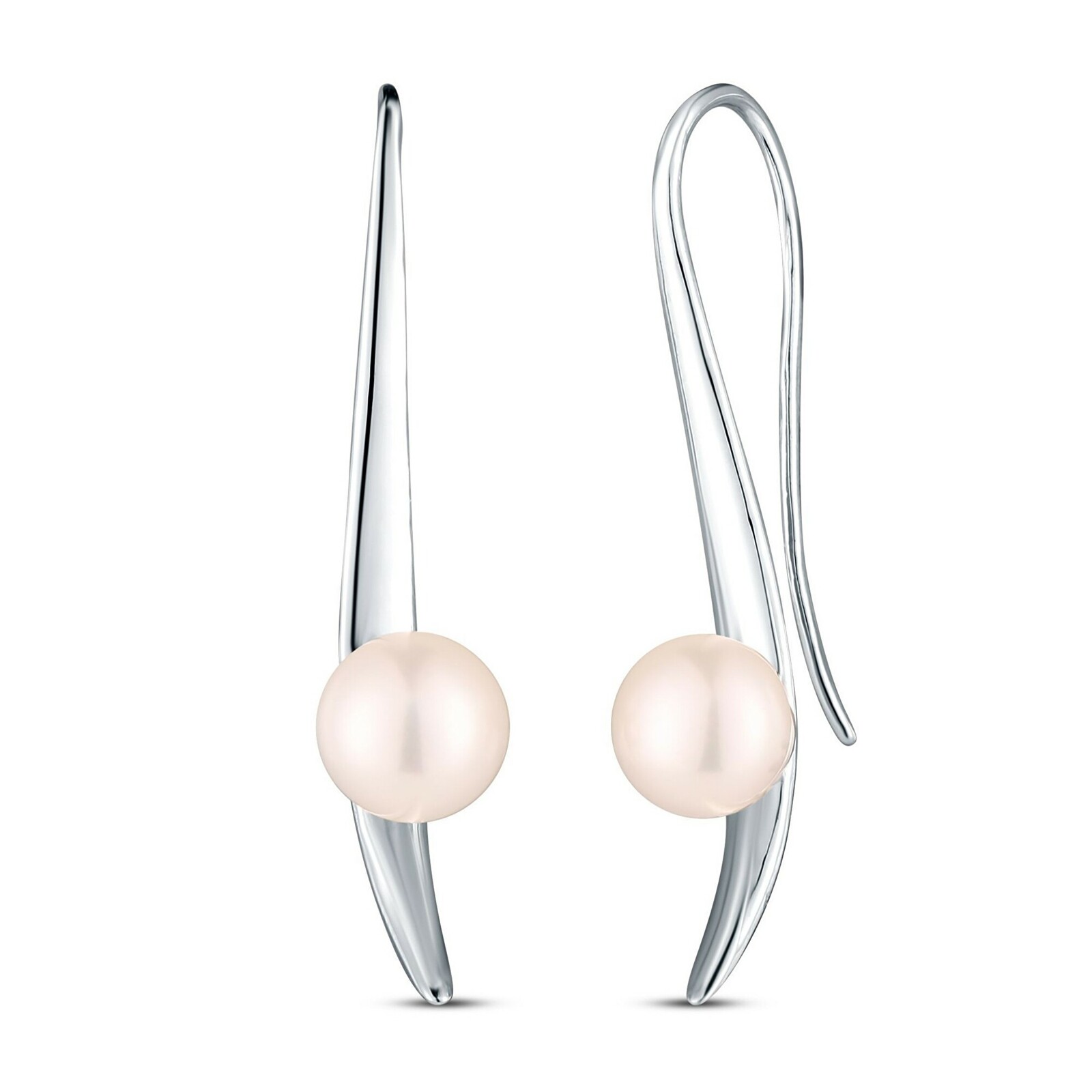 JwL Luxury Pearls Elegantní stříbrné náušnice s perlami JL0857