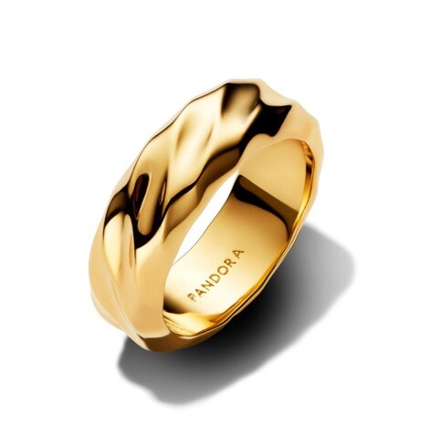 Pandora Výrazný pozlacený prsten Shine Essence 163886C00 54 mm