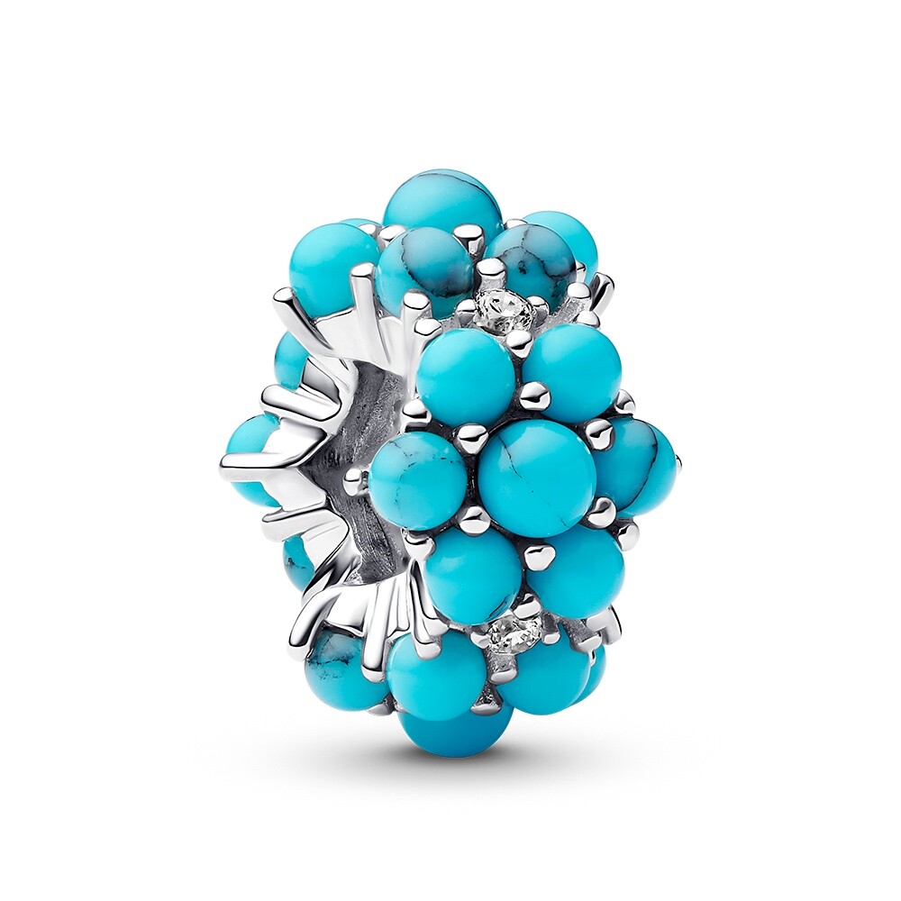 Pandora Úchvatný stříbrný korálek Tyrkysový oceán Moments 793897C02