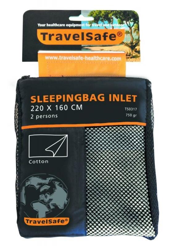 TravelSafe vložka do spacáku Cotton Envelope 2 beige