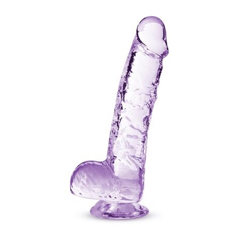 Dildo Blush Naturally Yours  6 INCH CRYSTALLINE DILDO amethyst Blush Novelties