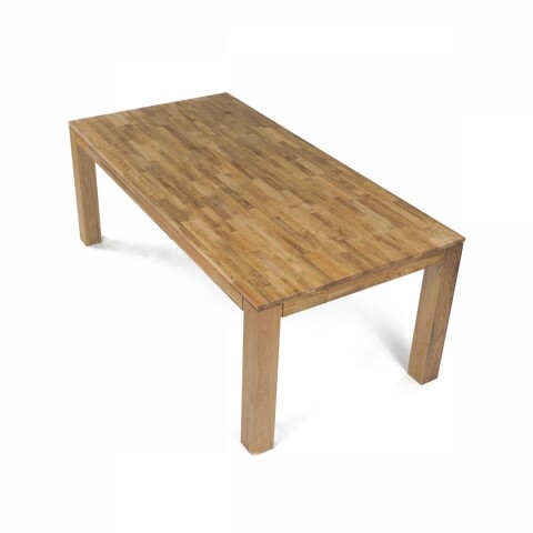 Jídelní stůl 200x100x75, masiv dub bílý, povrchová úprava olejem, nohy 10x10 cm DS-H200 DUB DS-H200 DUB Autronic