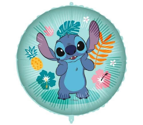 Balónek fóliový Stitch - Hawaii 46 cm