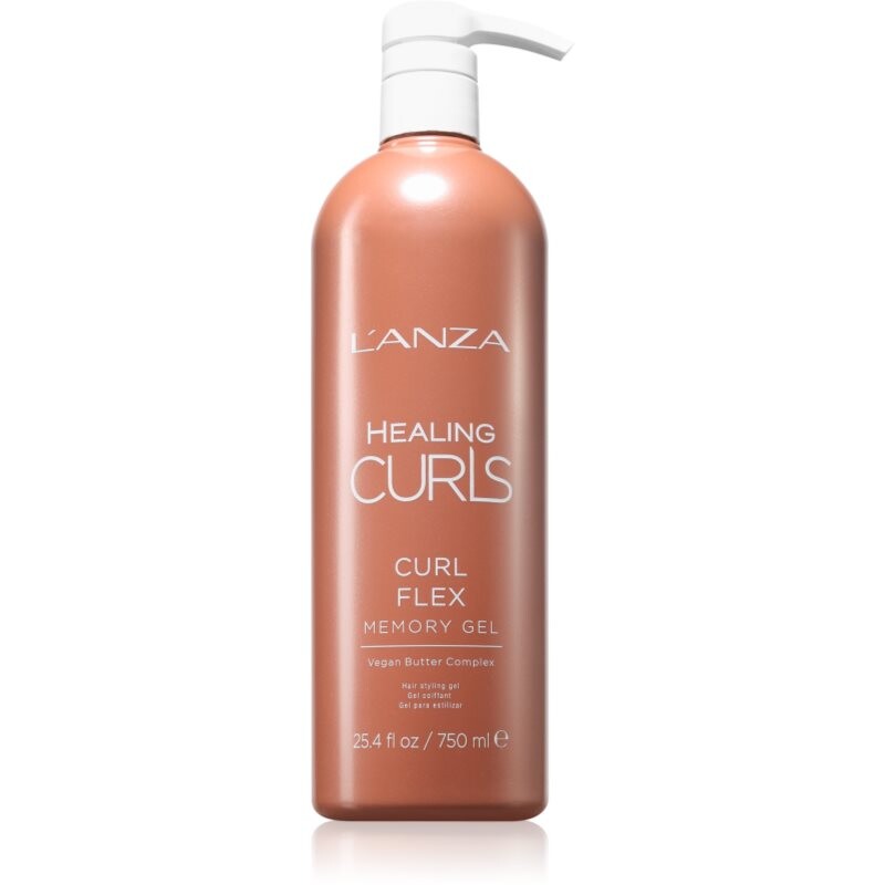 L'anza Healing Curls Curl Flex gel krém pro kudrnaté vlasy 750 ml
