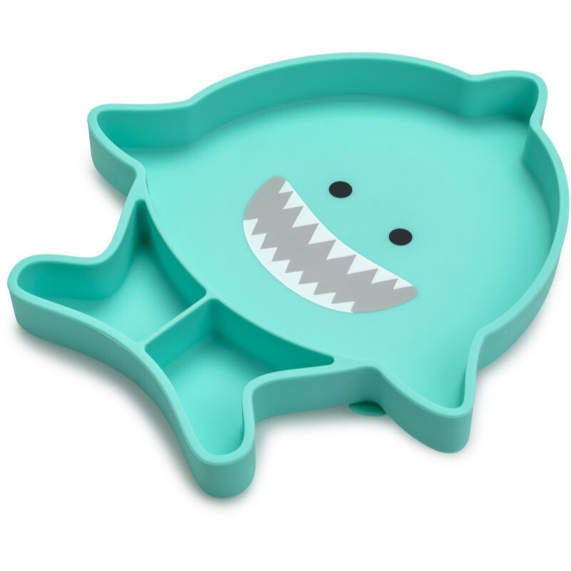 Melii Silicone Suction Plate talíř s přísavkou Shark 1 ks